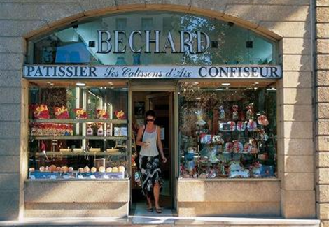 Boulangerie et pâtisserie BECHARD, sur le Cours Mirabeau - Aix-en-Provence